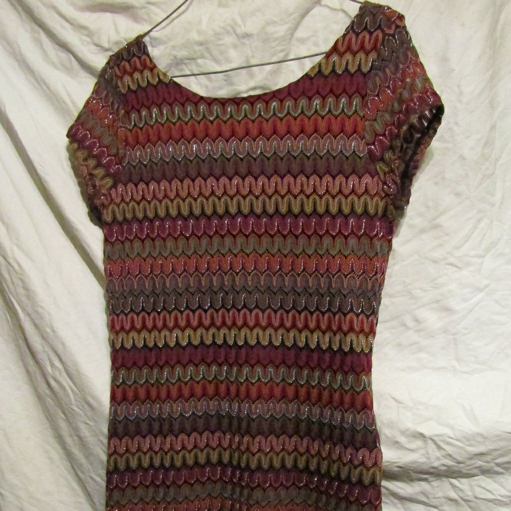 🎆Cato Zigzag Colored Midi Dress🎆